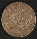 monedas de America - Brasil -  MONEDA 25 CENTAVOS - REAL BRASILEÑO ( POSTERIOR)