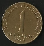 monedas de Europa - Austria -  MONEDA REPUBLIK OSTERREICH ( FRONTAL)