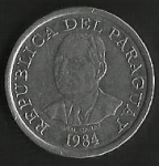 monedas de America - Paraguay -  MONEDA PARAGUAY - ALIMENTOS PARA EL MUNDO (POSTERIOR)