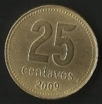 monedas de America - Argentina -  MONEDA ARGENTINA - EN UNION Y LIBERTAD (FRONTAL)