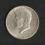 monedas de America - Estados Unidos -  Kennedy / Anverso.
