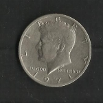 monedas de America - Estados Unidos -  Kennedy / Anverso.