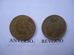 monedas de America - Colombia -  20 pesos