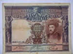 monedas de Europa - Espa�a -  El Banco de España-Mil Pesetas-Carl I- Año 1925