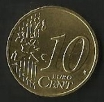 monedas de Europa - Alemania -  MONEDA ALEMANIA - EURO CENT (FRONTAL)
