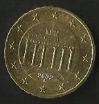 monedas de Europa - Alemania -  MONEDA ALEMANIA - EURO CENT (POSTERIOR)