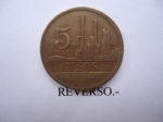monedas de America - Colombia -  Refinería Ecopetrol- 5 Pesos