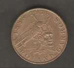 monedas de Europa - Francia -  Roland Garros