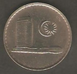 monedas de Asia - Malasia -  Edificio