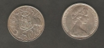 monedas de Oceania - Australia -  Reina Elizabeth II