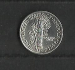 monedas de America - Estados Unidos -  Mercurio / reverso 
