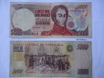 monedas de America - Venezuela -  Banco Central de Venezuela-(Anv.) Simón Bolívar-(Rev.)Declaración de la Indepndencia.