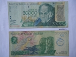 monedas de America - Venezuela -  Bco.Central de Venezuela (Anv.) Simón Rodriguez. (Rev.) Salto Angel