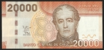 monedas de America - Chile -  ANDRES BELLO - VEINTE MIL PESOS (FRONTAL)