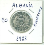 monedas de Europa - Albania -  MONEDA
