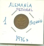 monedas de Europa - Alemania -  ALEMANIA FDERAL