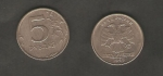 monedas de Europa - Rusia -  Águila bicéfala, escudo del Banco de Rusia