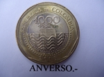 monedas de America - Colombia -  República de Colombia- $1.000 (Anverso)