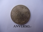 monedas de America - Colombia -  República de Colombia-$200 (Anverso)