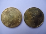 monedas de America - Colombia -  República de Colombia-$100