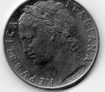 monedas de Europa - Italia -  republica italiana