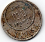 monedas de Africa - Marruecos -  tunise frances