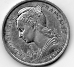 monedas de Europa - Francia -  reunion