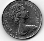 monedas de Europa - Reino Unido -  elizabeth II