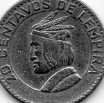 monedas de America - Honduras -  lempira