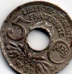 monedas de Europa - Francia -  liberti egalite fraternite