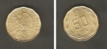 monedas de America - Chile -  Cóndor sobre una roca