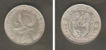 monedas de Europa - Portugal -  Vasco Núñez de Balboa y Escudo Nacional