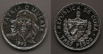 monedas de America - Cuba -  Che Guevara - Patria o muerte