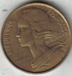 monedas de Europa - Francia -  10 Centimes
