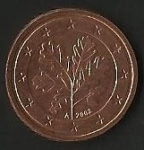monedas de Europa - Alemania -  MONEDA DOS EURO CENT - POSTERIOR
