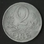 monedas de Europa - Dinamarca -  MONEDA DENMARK 1945 - FRONTAL