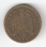 monedas de Europa - Espa�a -  1 pta Franco 1947 (*1951) RC