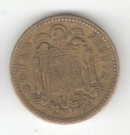 monedas de Europa - Espa�a -  1 pta Franco 1953 (*1961) RC