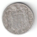monedas de Europa - Espa�a -  10 cts pta Franco 1953 Cabellero con lanza RC