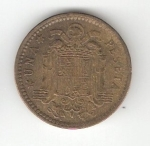 monedas de Europa - Espa�a -  1 pta Franco 1963 (*1963) BC