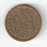 monedas de Europa - Espa�a -  1 pta Franco 1963 (*1966) BC