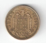 monedas de Europa - Espa�a -  1 pta Franco 1966 (*1969) BC