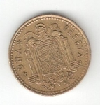 monedas de Europa - Espa�a -  1 pta Franco 1966 (*1973) BC