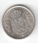 monedas de Europa - Espa�a -  5 ptas Juan Carlos I 1975 (*1977) EBC