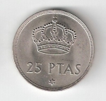 monedas de Europa - Espa�a -  25 ptas Juan Carlos I 1975 (*1978) EBC