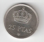 monedas de Europa - Espa�a -  25 ptas Juan Carlos I 1975 (*1979) EBC