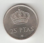 monedas de Europa - Espa�a -  25 ptas Juan Carlos I 1975 (*1980) EBC