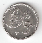 monedas de Europa - Espa�a -  5 ptas Juan Carlos I 1980 (*1981) Mundial de Fútbol EBC
