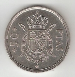 monedas de Europa - Espa�a -  50 ptas Juan Carlos I 1975 (*1980) EBC
