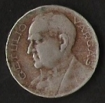 monedas de America - Brasil -  GETULIO VARGAS 1939 BRASIL (POSTERIOR)